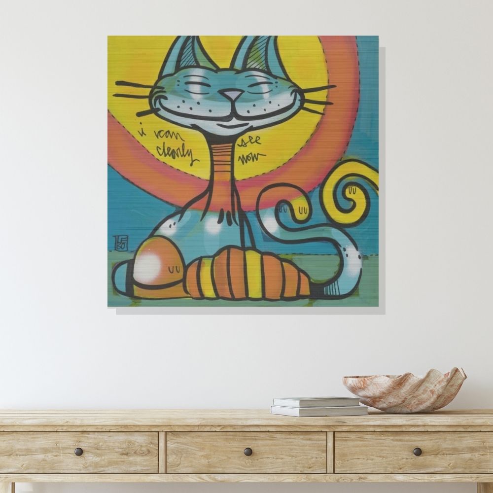 I Can See Clearly Now - Lebo Brushed Aluminum Artbond